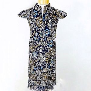 J Crew Floral Dress with Ruffle Hem vintage